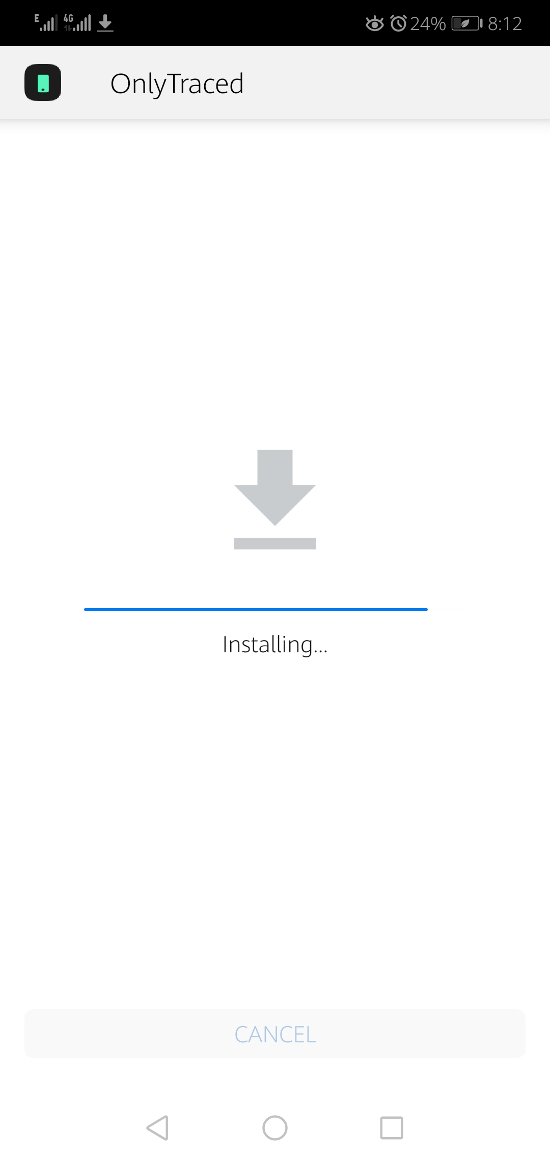 Screenshot Of OnlyTraced